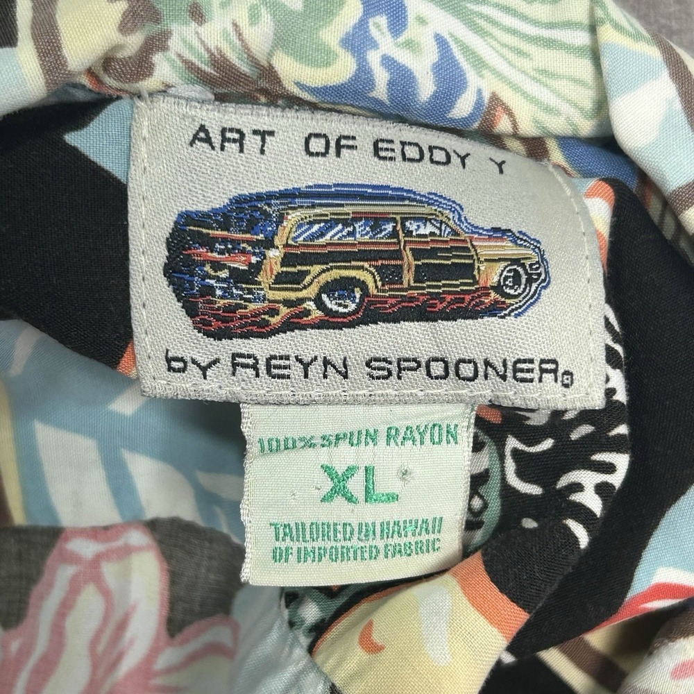 Art of Eddy Y Hula Girl Dancer Hawaiian Shirt Mens XL by Reyn Spooner - Picture 4 of 5